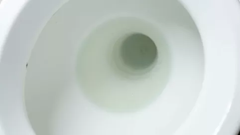 czyszczenie toalety z kamienia