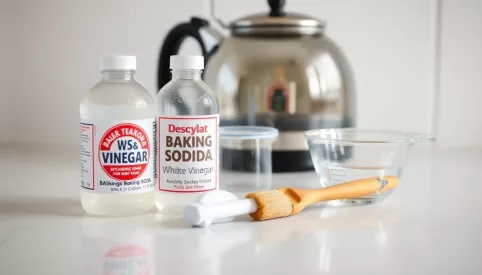 Jak odkamienić czajnik sodą i octem