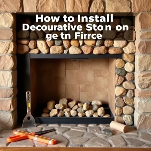 Jak Położyć Kamień Dekoracyjny Na Kominku