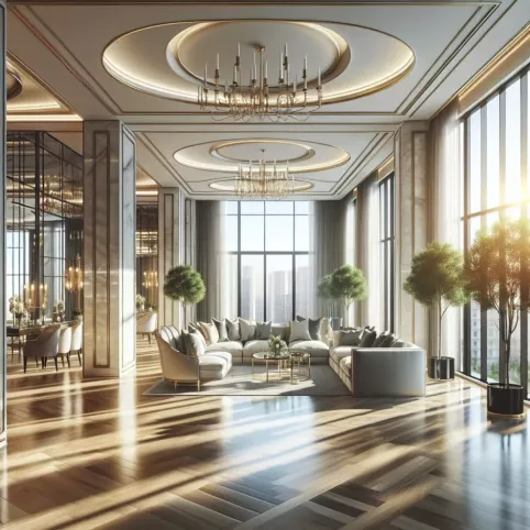 Luksusowe wykończenie mieszkania